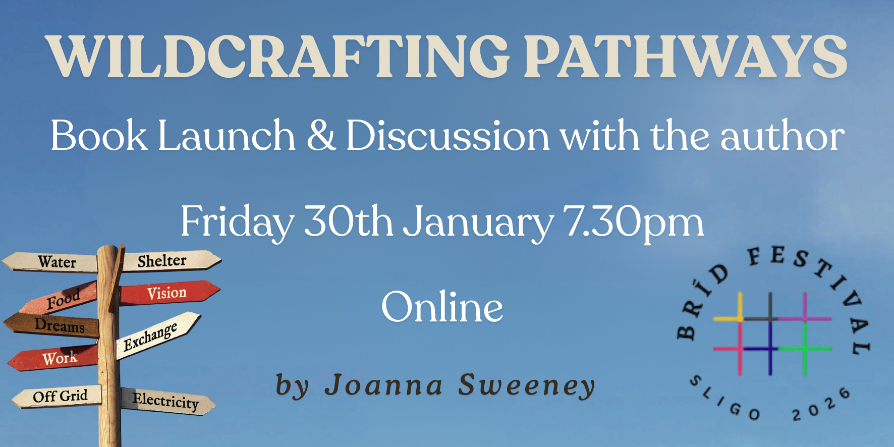 'Wildcrafting Pathways' Online Book Launch with Joanna Sweeney